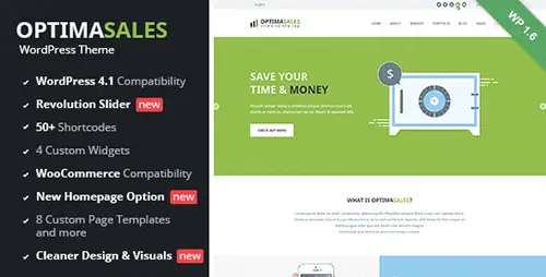 ThemeForest - OptimaSales v1.3.2 - Responsive WordPress Theme