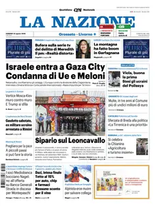 La Nazione Grosseto Livorno - 22 Agosto 2025