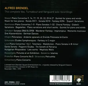 Alfred Brendel: The Complete Vox, Turnabout and Vanguard Solo Recordings [35CDs], Part I (2008)