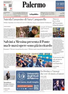 la Repubblica Palermo - 7 Agosto 2025