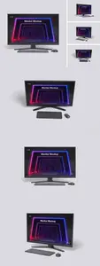 Monitor Mockup MZH2XBG