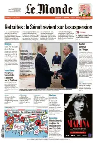 Le Monde du Jeudi 27 Novembre 2025