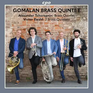 Gomalan Brass Quintet - Victor Vladimirovich Ewald: 3 Brass Quintets & Tcherepnin: Brass Quintet (2024)