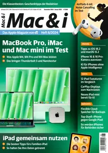 Mac & i Apple-Magazin Dezember-Januar 2025