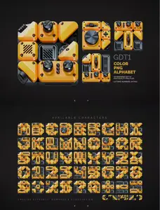 EE - GDT1 - Color PNG Alphabet 8TFH7DZ