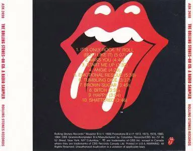 The Rolling Stones - Stones On CD: A Radio Sampler (1986)