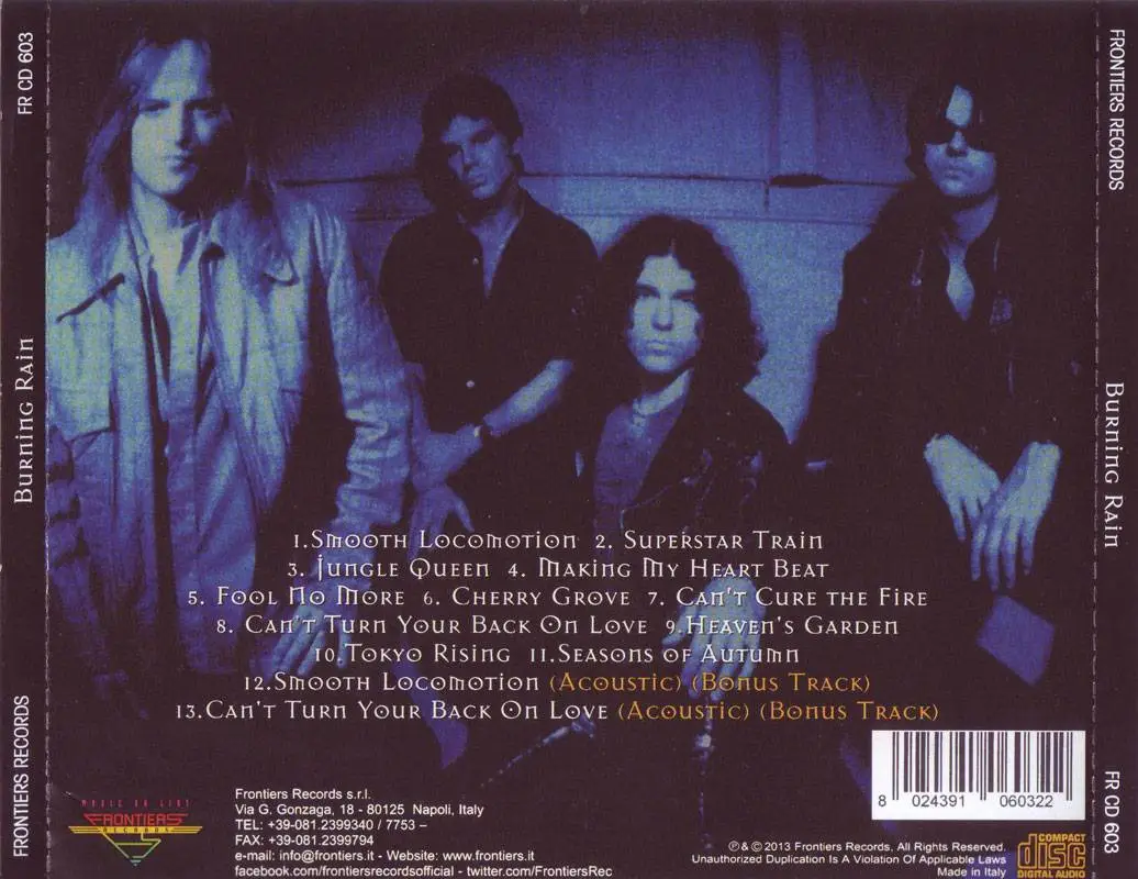 Burning Rain - Burning Raine (1999)