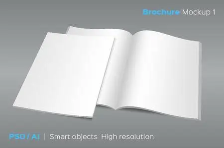 CreativeMarket - Brochure Mockup 1