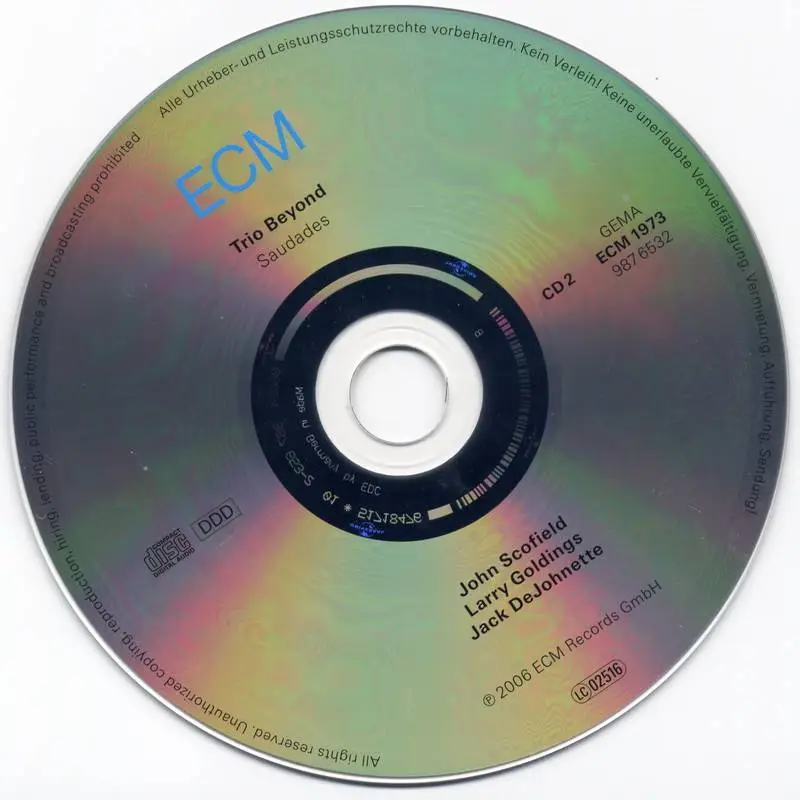 Trio Beyond - Saudades (2006) (2CD) {ECM} (REPOST)