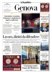 la Repubblica Genova - 13 Gennaio 2024