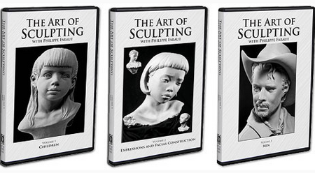 Philippe Faraut: The Art Of Sculpting. Vol. 1-3 (DVDRip)