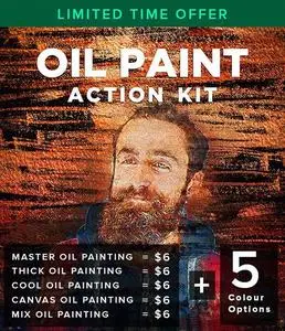 Oil Paint Photoshop Action Kit