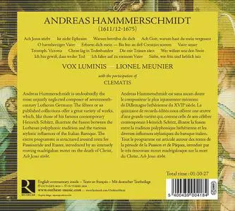 Lionel Meunier, Vox Luminis - Andreas Hammerschmidt: Ach Jesus Stirbt (2020)