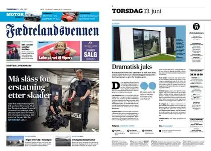 Fædrelandsvennen – 13. juni 2019
