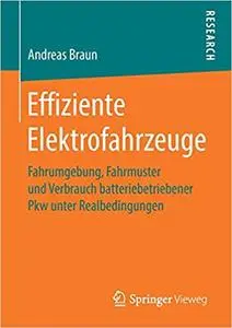 Effiziente Elektrofahrzeuge: Fahrumgebung, Fahrmuster und Verbrauch batteriebetriebener Pkw unter Realbedingungen