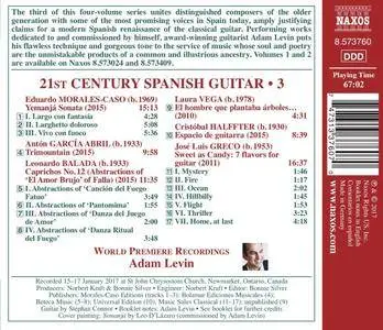 Adam Levin - 21st Century Spanish Guitar, Vol. 3 (2017)