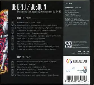 Josquin des Prez - Music in the Sistine Chapel around 1490 - Cut Circle (2012) {2CD Set, Musique en Wallonie MEW 1265-1266}