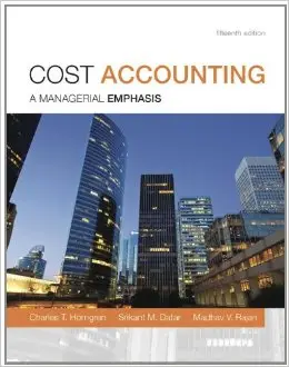 Cost Accounting (15th edition)