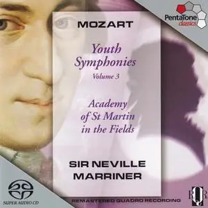 Sir Neville Marriner, ASMF - W.A. Mozart: Youth Symphonies, Vol. 3 (2005) MCH SACD ISO + DSD64 + Hi-Res FLAC