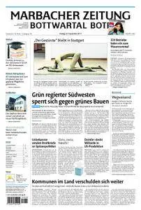 Marbacher Zeitung - 22. September 2017