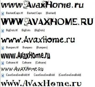 New commercial fonts