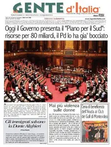 GENTE D' ITALIA  26 NOVEMBRE 2010