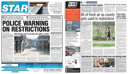 Shropshire Star Shrewsbury Edition – March 25, 2020