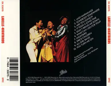 Labelle - Nightbirds (1974) CD Reissue 1988