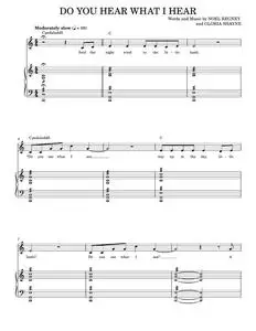 Do You Hear What I Hear - Les Miserables Musical, Susan Boyle (Piano Vocal)