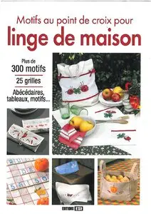 Motifs au point de croix pour linge de maison