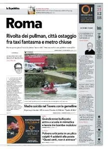 la Repubblica Roma - 21 Dicembre 2018