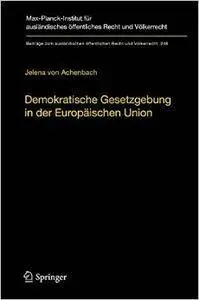 Demokratische Gesetzgebung in der Europäischen Union: Theorie und Praxis der dualen Legitimationsstruktur europäischer Hoheitsg