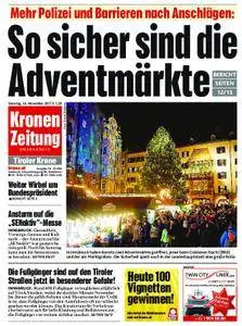 Kronen Zeitung Tirol - 18. November 2017