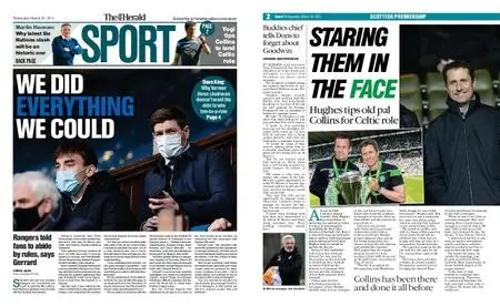 The Herald Sport (Scotland) – March 10, 2021