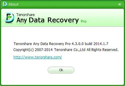 Tenorshare Any Data Recovery Professional 4.3.0.0 Build 2014.1.7