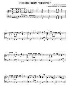 Theme from Stripes - Elmer Bernstein, Sylvia Fine (Piano Solo)