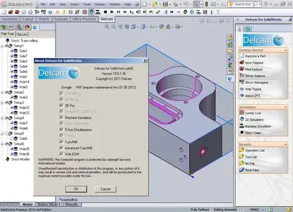 Delcam 2012 R3 for SolidWorks 2011-2012