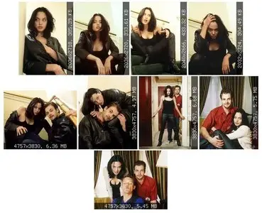 Angelina Jolie, Jonny Lee Miller & Matthew Lillard - Sven Arnstein Photoshoot 1997