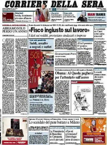 Il Corriere della Sera (03-01-10)