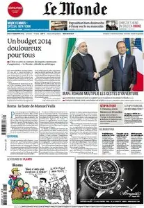 Le Monde + Dossier + Suppléments du Jeudi 26 Septembre 2013