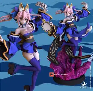 OXO3D - Tamamo No Mae FGO