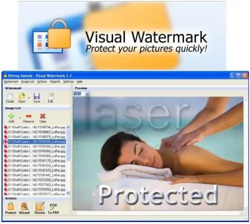 Visual watermark