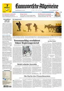 Hannoversche Allgemeine Zeitung - 23.07.2011