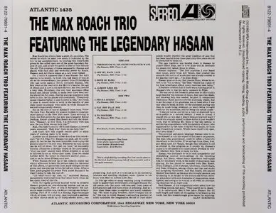 Max Roach - The Max Roach Trio featuring the legendary Hasaan (1965) {2012 Japan Jazz Best Collection 1000 Series WPCR-27088}