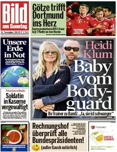 Bild am Sonntag vom 24 November 2013