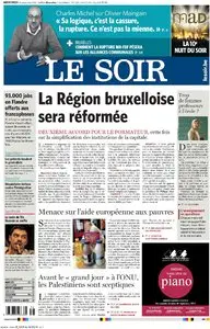 LE SOIR 21 SEPTEMBRE 2011
