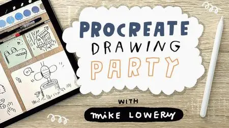 Procreate Drawing Party! Digital Illustration on an iPad