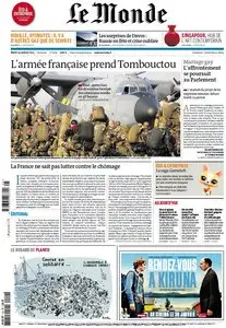 Le Monde et Supplément Economique du Mardi 29 Janvier 2013