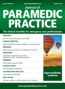 Journal of Paramedic Practice - September 2018