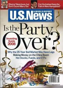 US News & World Report January 14 2008